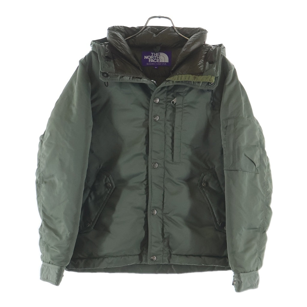 THE NORTH FACE PURPLE LABEL(ノースフェイスパープルレーベル) MOUNTAIN SHORT DOWN PARKA フード付き ナイロン マウンテン ダウンジャケット カーキ ND2768N