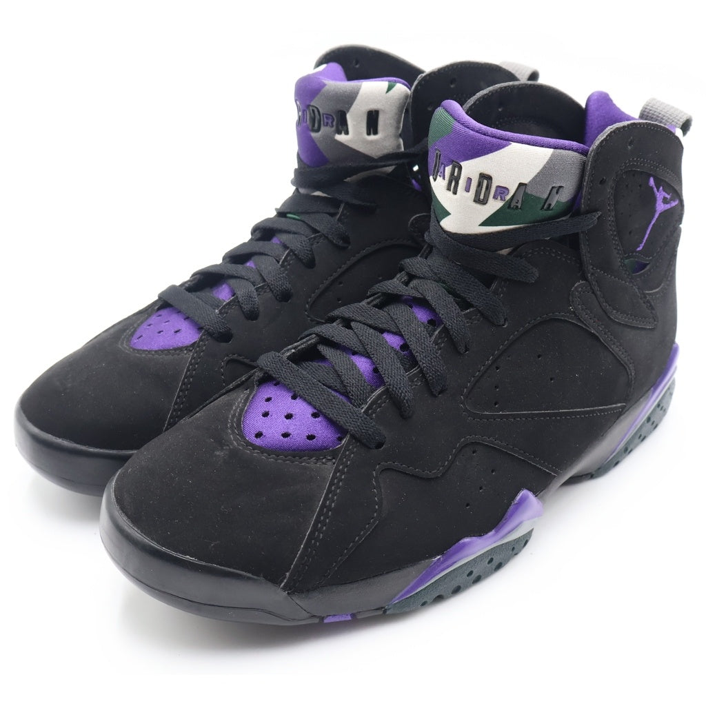 NIKE(ナイキ) AIR JORDAN 7 Ray Allen エアジョーダン レイアレン ハイカットスニーカー ブラック/パープル US8/26.0cm 304775-053