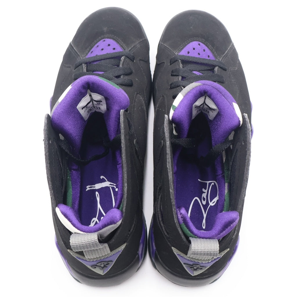 NIKE(ナイキ) AIR JORDAN 7 Ray Allen エアジョーダン レイアレン ハイカットスニーカー ブラック/パープル US8/26.0cm 304775-053