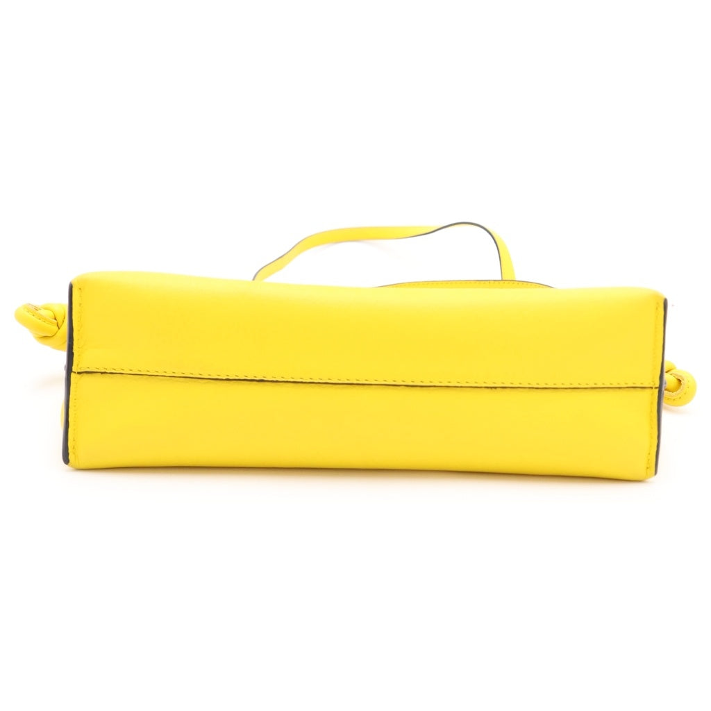 LOEWE(ロエベ) Mini Flamenco Clutch In Nappa フラメンコ ミニ ナパ カーフスキン ショルダーバッグ イエロー A411FC2X17 レディース