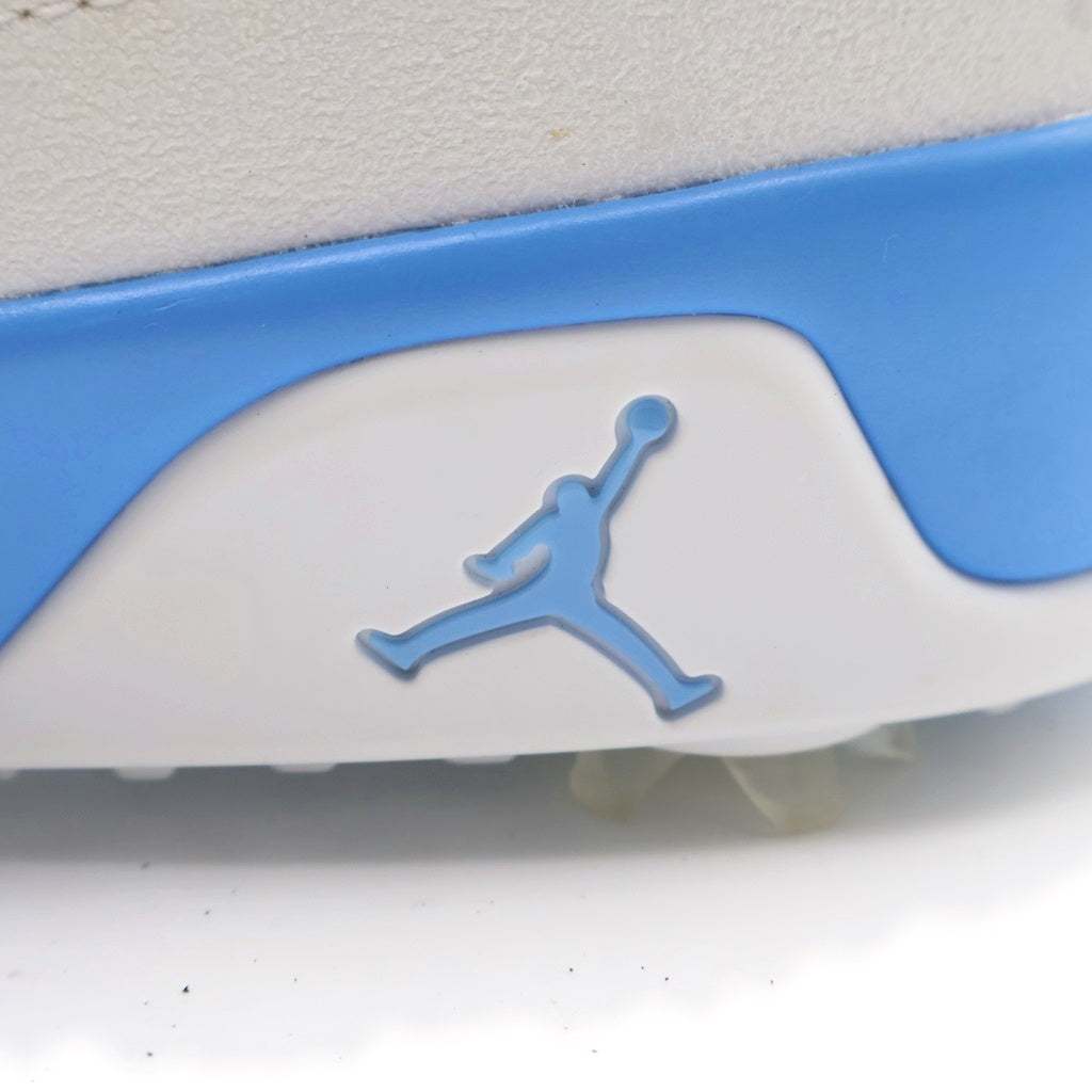 NIKE(ナイキ) AIR JORDAN 9 LOW GOLF University Blue エアジョーダン ゴルフ ローカットスニーカー ホワイト/ブルー US7.5/25.5cm FJ5934-101