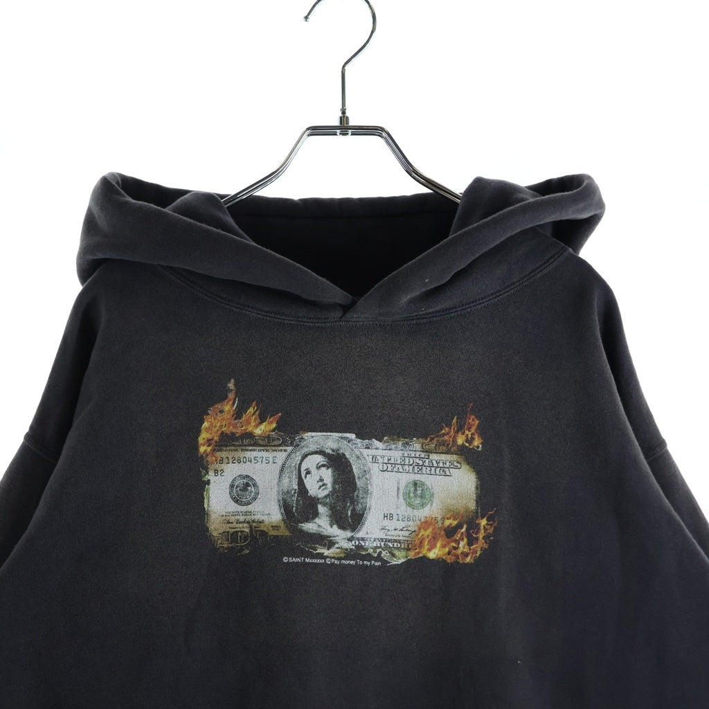 SAINT MICHAEL(セントマイケル) 24SS PTP_HOODIE BRND MONEY バーンド