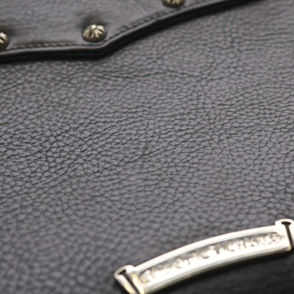 CHROME HEARTS(クロムハーツ) BRIEFCASE ガンスリンガー レザー ブリーフケース ビジネス ハンドバッグ ブラック