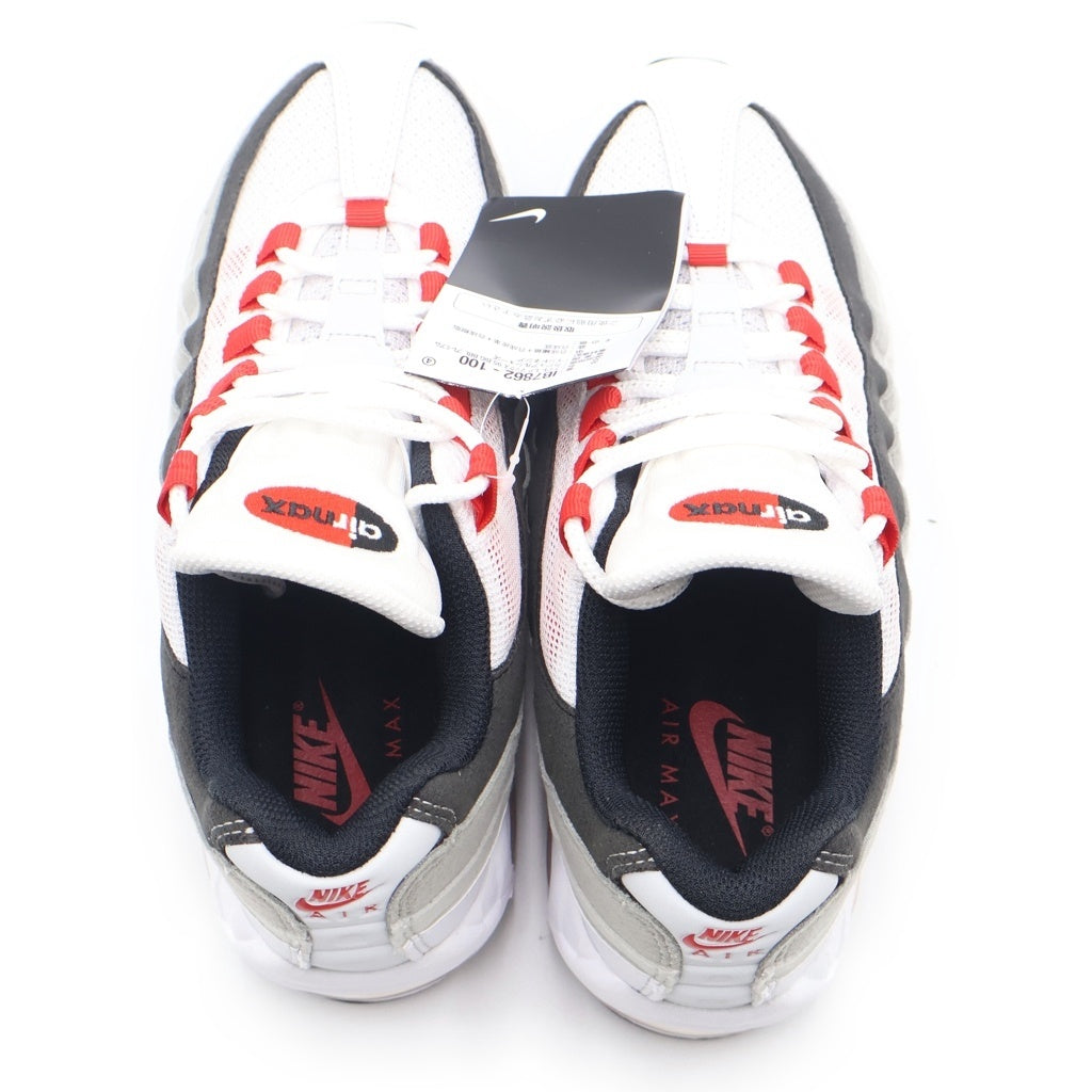 NIKE(ナイキ) AIR MAX 95 BIG BUBBLE PREMIUM エア マックス 95 ビッグバブル プレミアム ローカットスニーカー レディース ホワイト/レッド US6.5/24.5cm IB7862-100