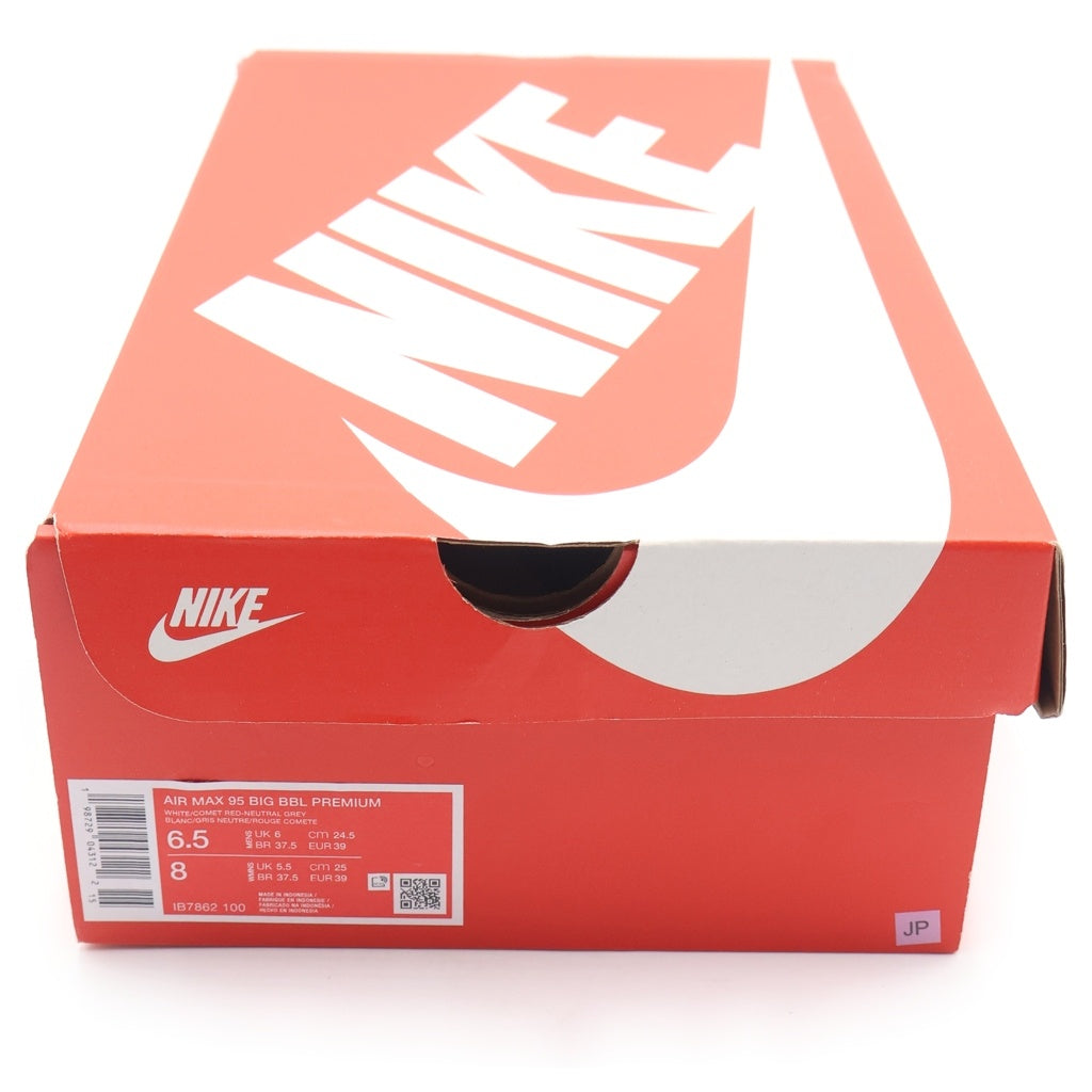 NIKE(ナイキ) AIR MAX 95 BIG BUBBLE PREMIUM エア マックス 95 ビッグバブル プレミアム ローカットスニーカー レディース ホワイト/レッド US6.5/24.5cm IB7862-100