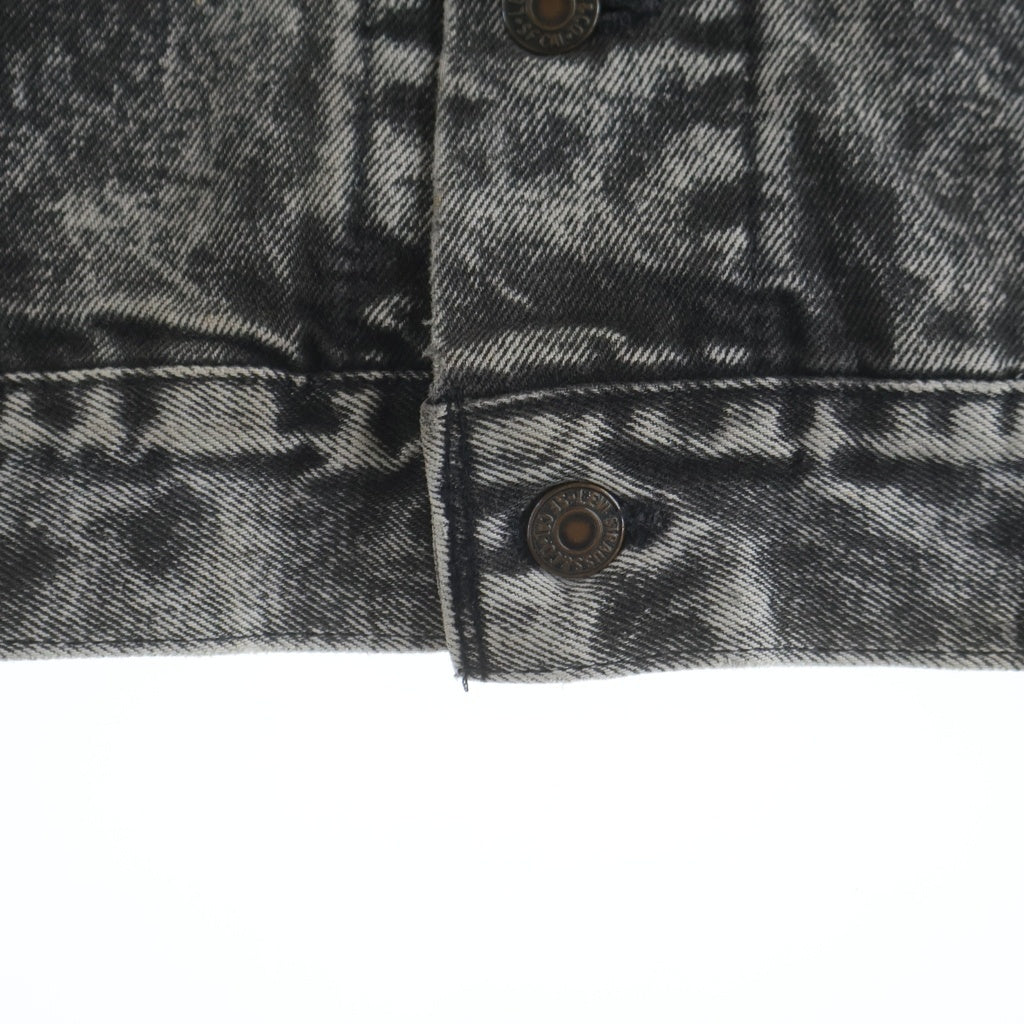 Levi's(リーバイス) 80-90s VINTAGE 70505-0253 4th DENIM TRUCKER JACKET ボタン裏刻印523 スモールe ケミカルウォッシュ デニムトラッカージャケット ブラック