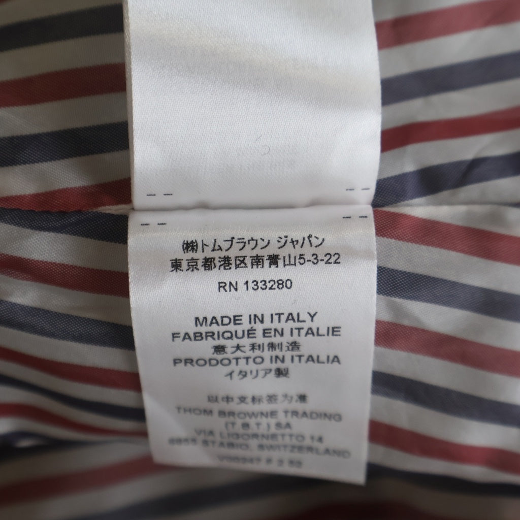THOM BROWNE(トムブラウン) TWILL MIDI PLEATED SKIRT ツイル プリーツ ミディスカート グレー レディース FGC400V-00626-035