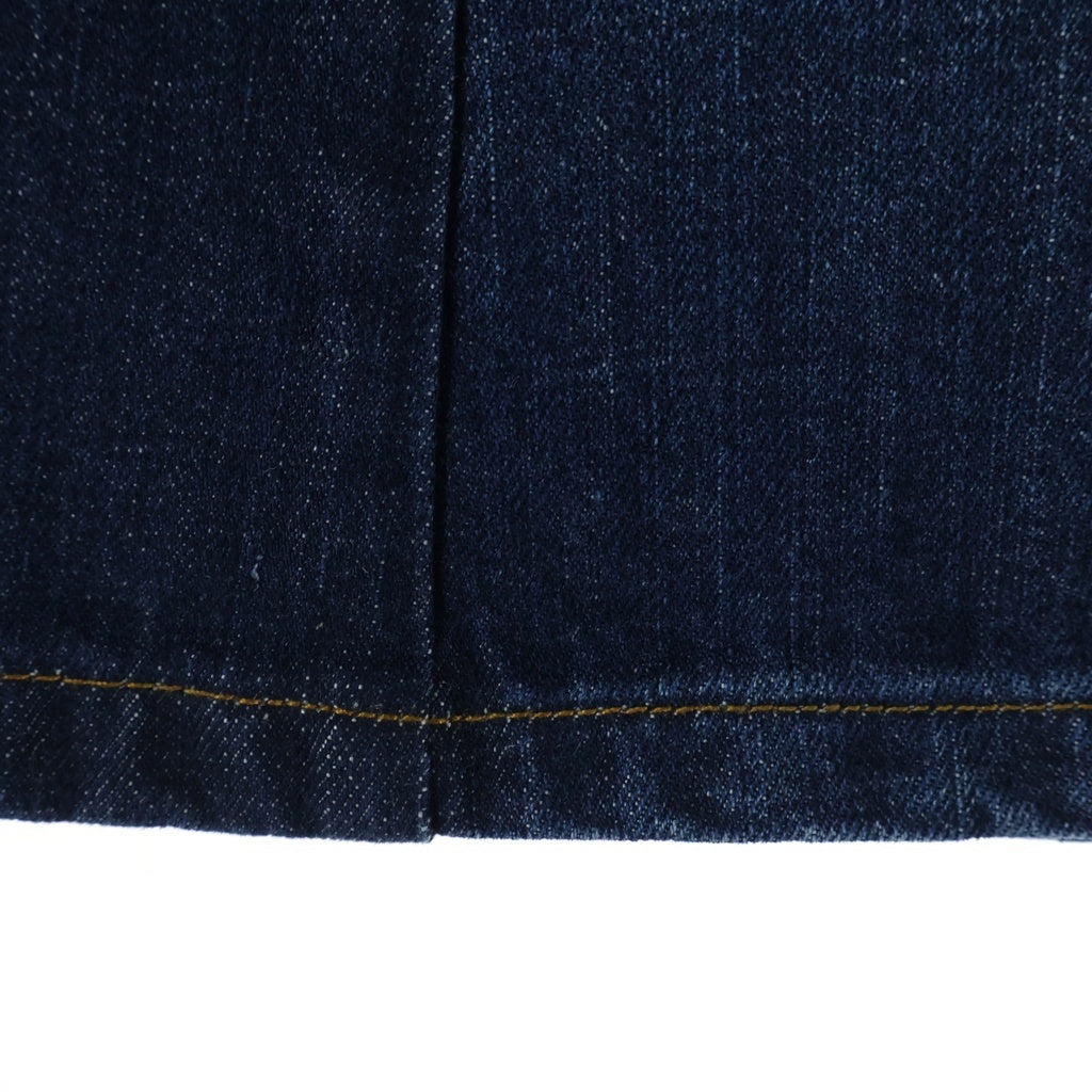 MARC JACOBS(マークジェイコブス) NAVY BLUE DENIM SKIRT バイカラー ジップアップ デニムスカート インディゴ レディース 2F5RSK050D02-480