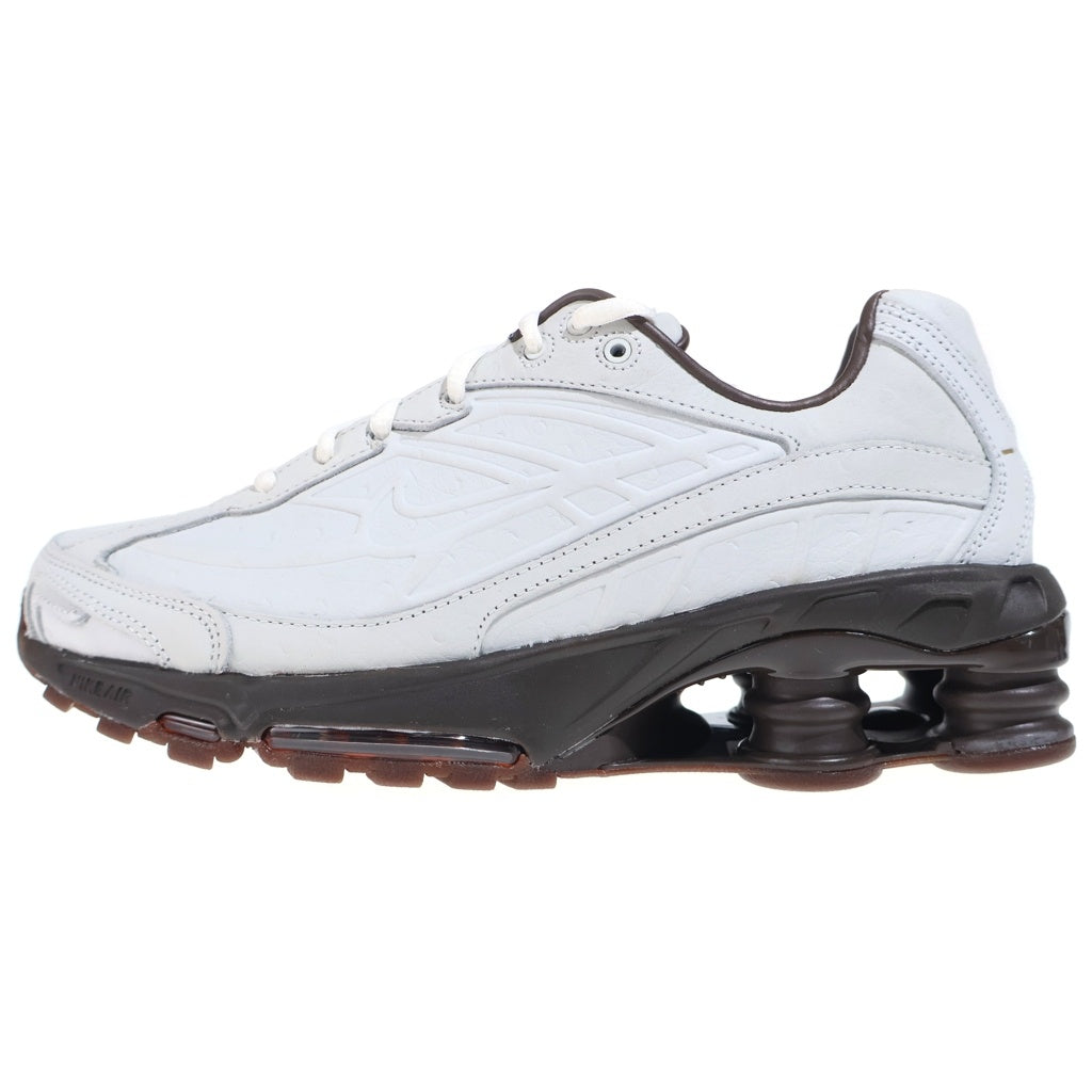 NIKE(ナイキ) SHOX RIDE 2 PRM MORSE CODE ショックスライド2 プレミアム モールスコード ローカットスニーカー グレー/ブラウン US8.5/26.5cm IQ3369-101