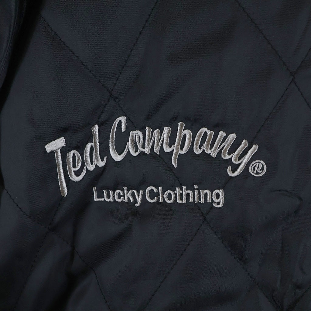 TEDMAN TED COMPANY(テッドマン テッドカンパニー) Reversible varsity jacket デビル刺繍入り リバーシブル バーシティジャケット ブラック/ブルー