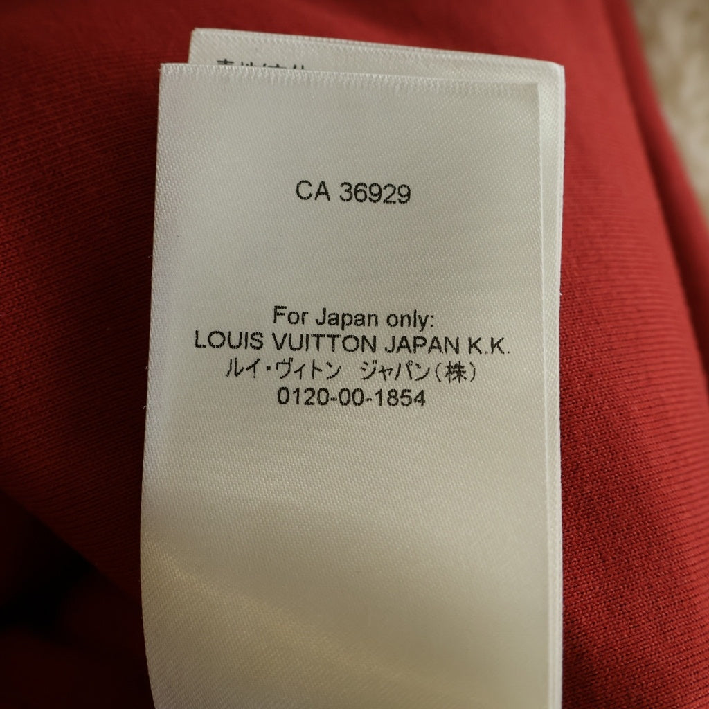 LOUIS VUITTON(ルイヴィトン) 22AW fleece jacket RM221M I03 HMY04W 総柄 ジップアップ フリースジャケット ホワイト/レッド