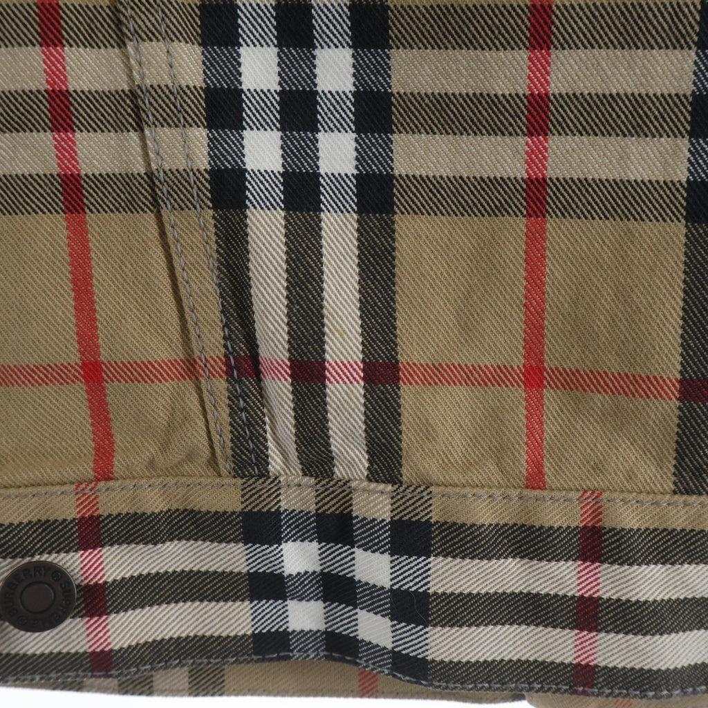 SUPREME(シュプリーム) × BURBERRY 22SS Denim Trucker Jacket バーバリー デニムトラッカージャケット ブラウン