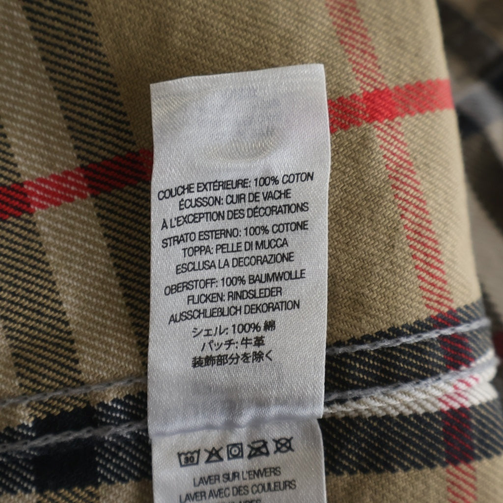 SUPREME(シュプリーム) × BURBERRY 22SS Denim Trucker Jacket バーバリー デニムトラッカージャケット ブラウン