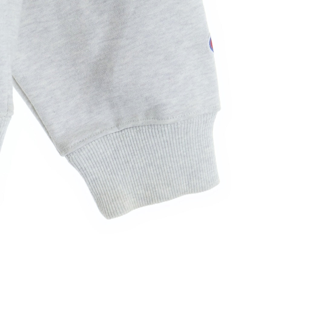 SUPREME(シュプリーム) × CHAMPION 18SS Hooded Sweatshirt チャンピオン バックロゴプリント プルオーバー パーカー グレー H6 122017