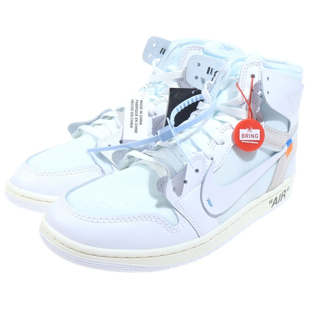 NIKE(ナイキ) ×V.A.A AIR JORDAN 1 RETRO HIGH OG ALASKA AA3834-100 エアジョーダン1 ヴァージルアブローアーカイブ アラスカ ハイカットスニーカー US10/28.0cm ホワイト