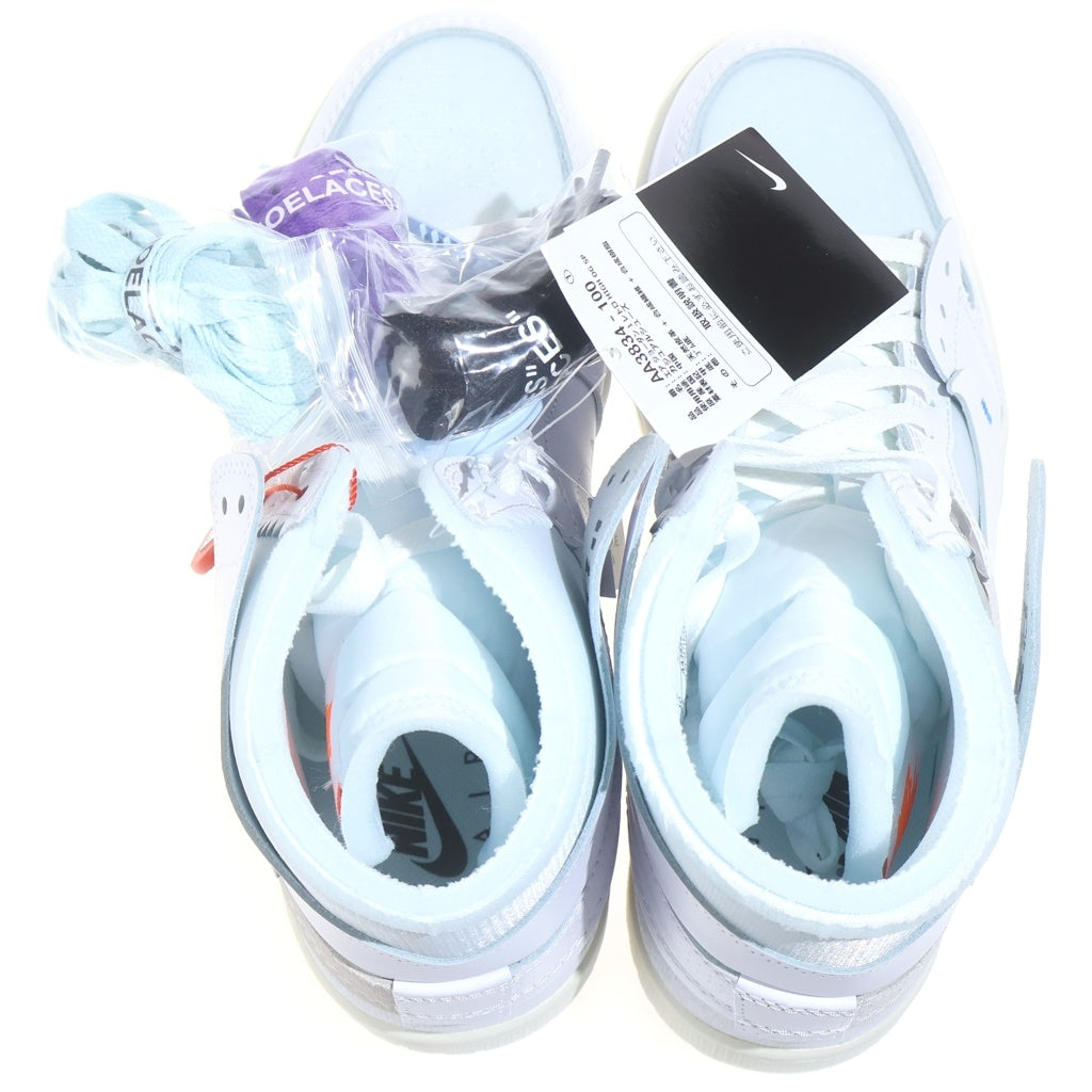 NIKE(ナイキ) ×V.A.A AIR JORDAN 1 RETRO HIGH OG ALASKA AA3834-100 エアジョーダン1 ヴァージルアブローアーカイブ アラスカ ハイカットスニーカー US10/28.0cm ホワイト