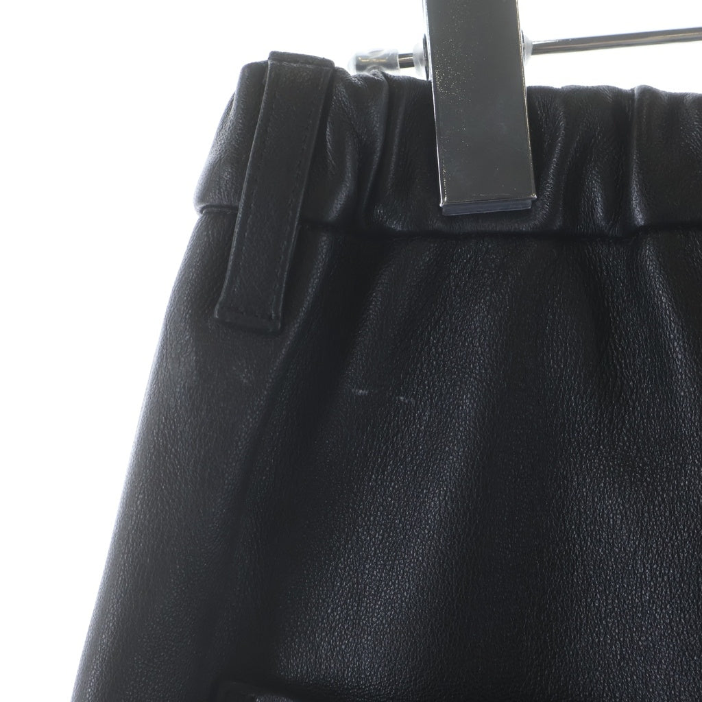 Stein(シュタイン) 25AW SHEEP LEATHER EASY TROUSERS シープスキン レザー イージートラウザーズ パンツ ブラック ST.1221