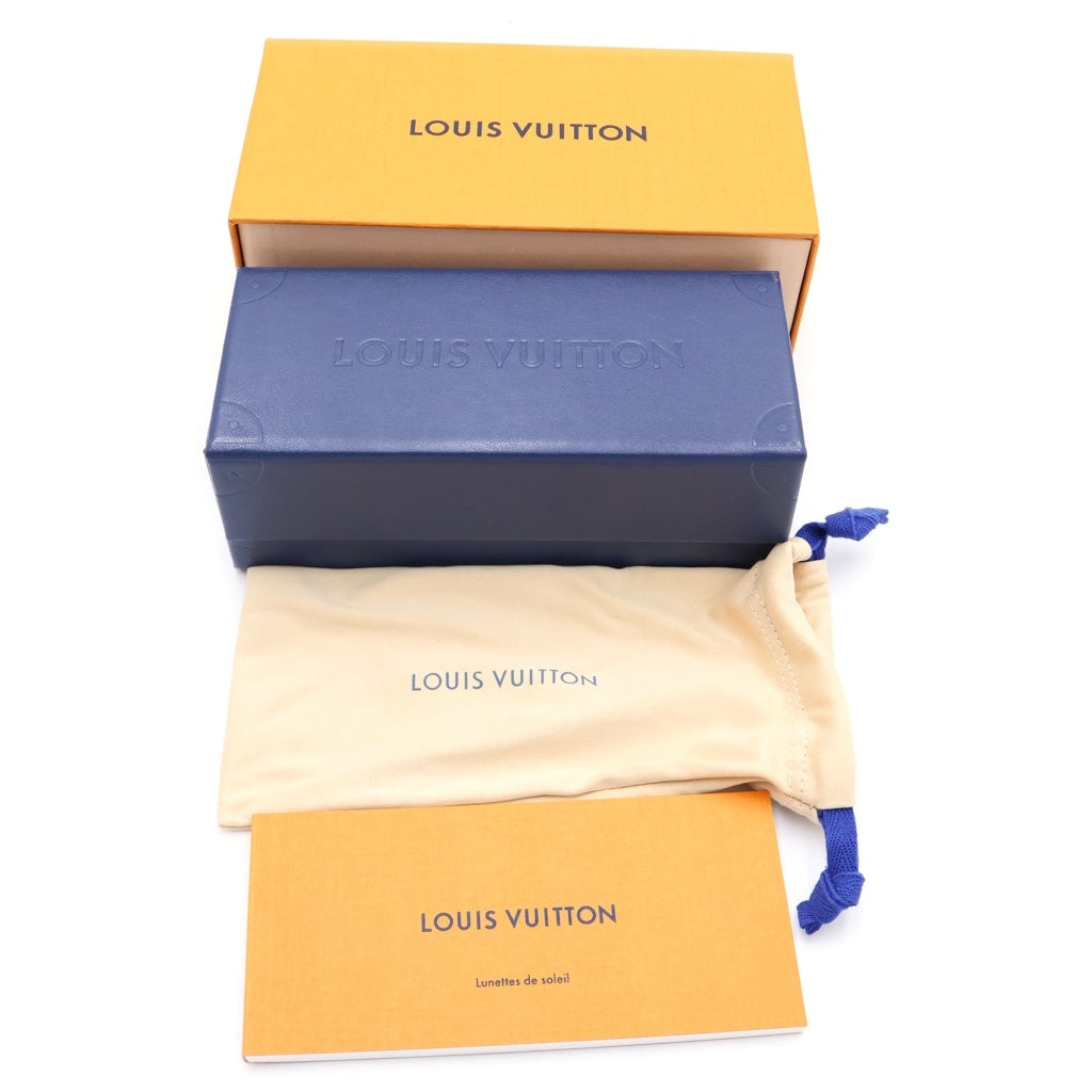 LOUIS VUITTON(ルイヴィトン) クロックワイズ ティアドロップ サングラス アイウェア 眼鏡 メガネ ブラック Z1109E MG1264
