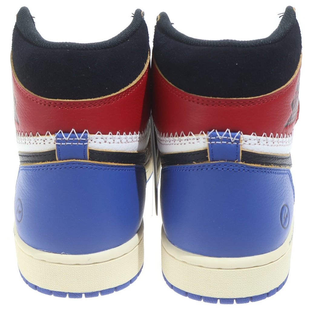 NIKE(ナイキ) ×FRAGMENT DESIGN ×UNION AIR JORDAN 1 RETRO HIGH OG SP フラグメントデザイン ユニオン エアジョーダン1 レトロ ハイカットスニーカー US10/28cm IO7847-002