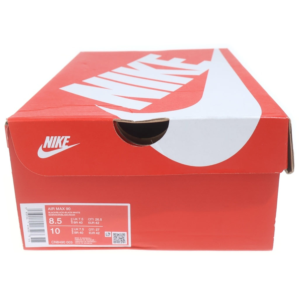 NIKE(ナイキ) AIR MAX 90 RECRAFT TRIPLE BLACK エアマックス90 リクラフト トリプルブラック ローカットスニーカー ブラック US8.5/26.5cm CN8490-003