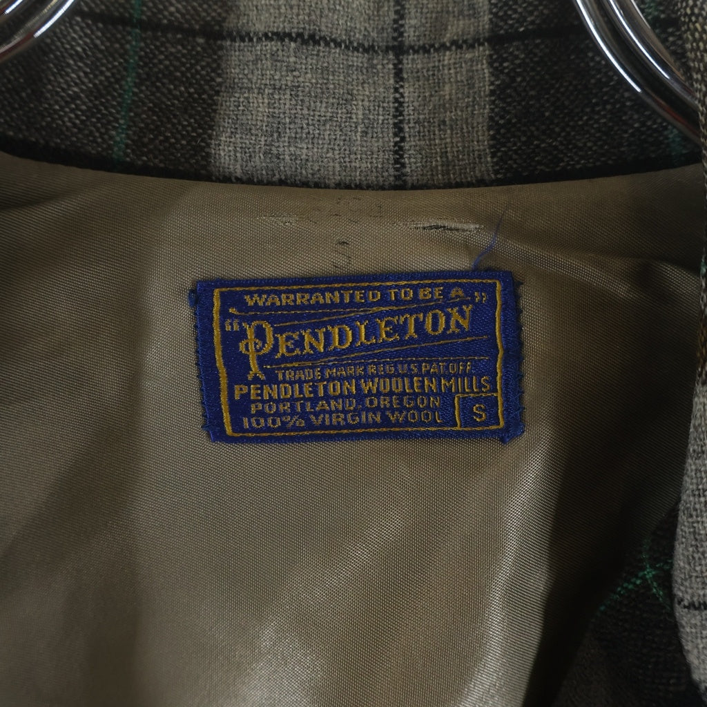 PENDLETON(ペンドルトン) VINTAGE 60S 3B Wool Jacket オンブレチェック ウールテーラードジャケット ブラウン/グレー