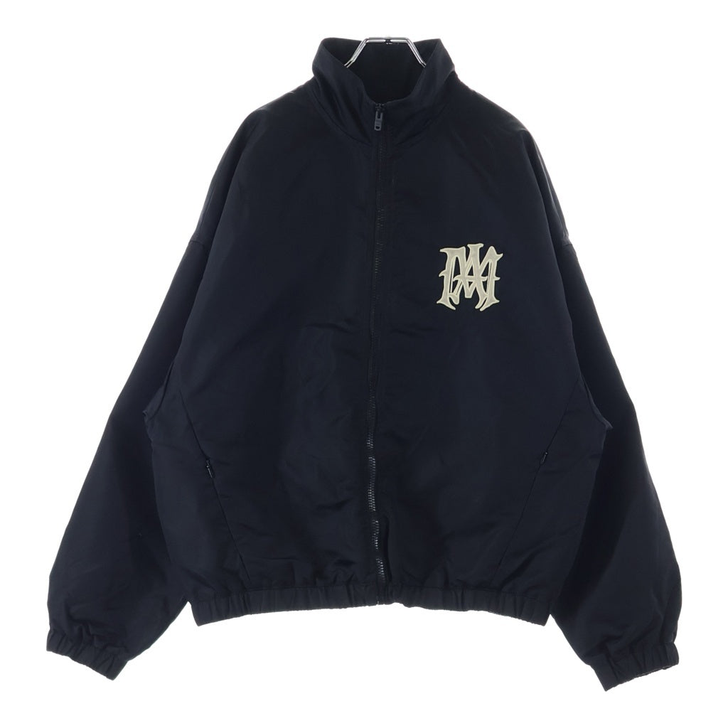 AMIRI(アミリ) HOLLYWOOD JACKET ハリウッド ロゴワッペン ナイロン トラックジャケット ブラック