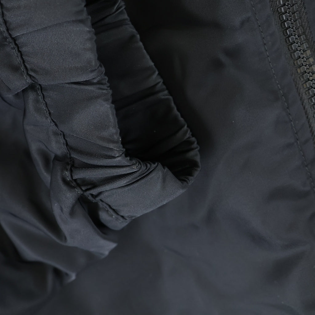 AMIRI(アミリ) HOLLYWOOD JACKET ハリウッド ロゴワッペン ナイロン トラックジャケット ブラック