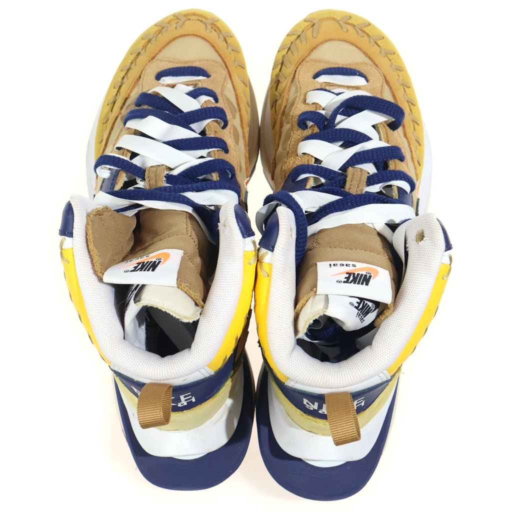 NIKE(ナイキ) ×Jean-Paul Gaultier ×sacai Vapor Waffle Sesame ジャンポール・ゴルチエ サカイ ヴェイパー ワッフル セサミ ミッドカットスニーカー US8/26.0cm DH9186-200