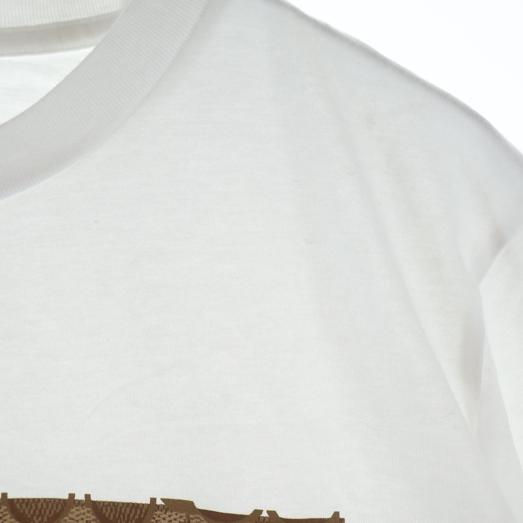 COACH(コーチ) ×DISNEY シグネチャーロゴ ワッペン クルーネック 半袖Tシャツ カットソー ホワイト 3233