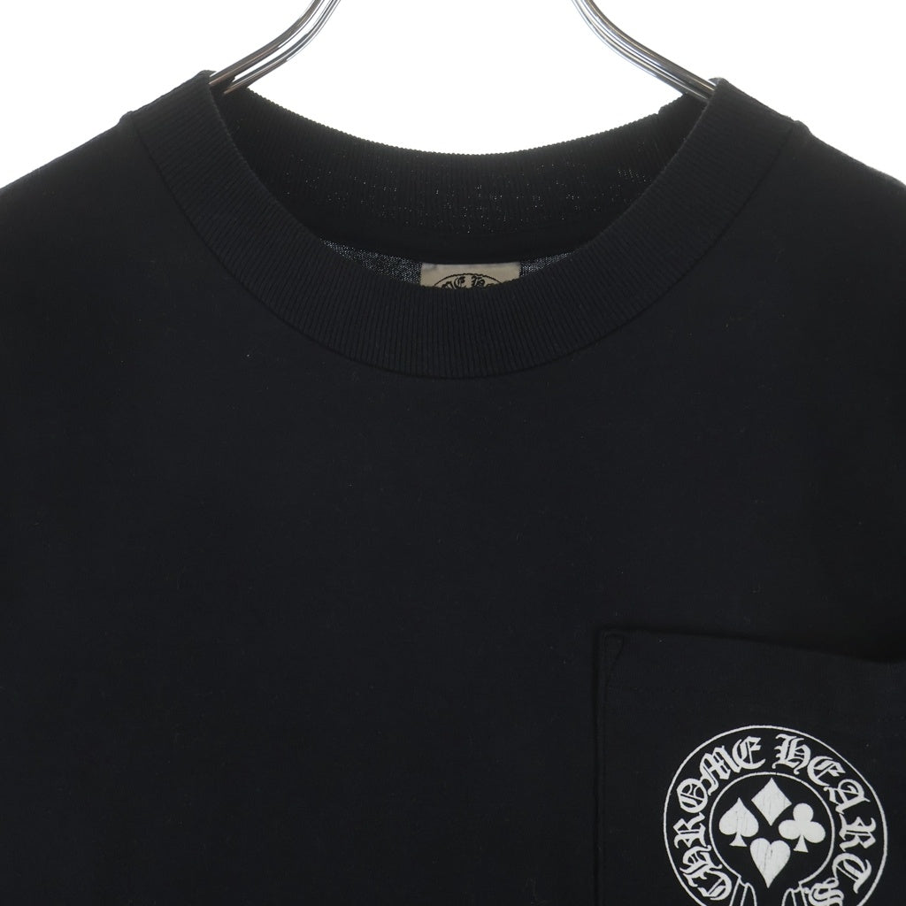 CHROME HEARTS(クロムハーツ) Las Vegas Exclusive Pocket Tee ラスベガス エクスクルーシブ ポケット 半袖Tシャツ カットソー ブラック
