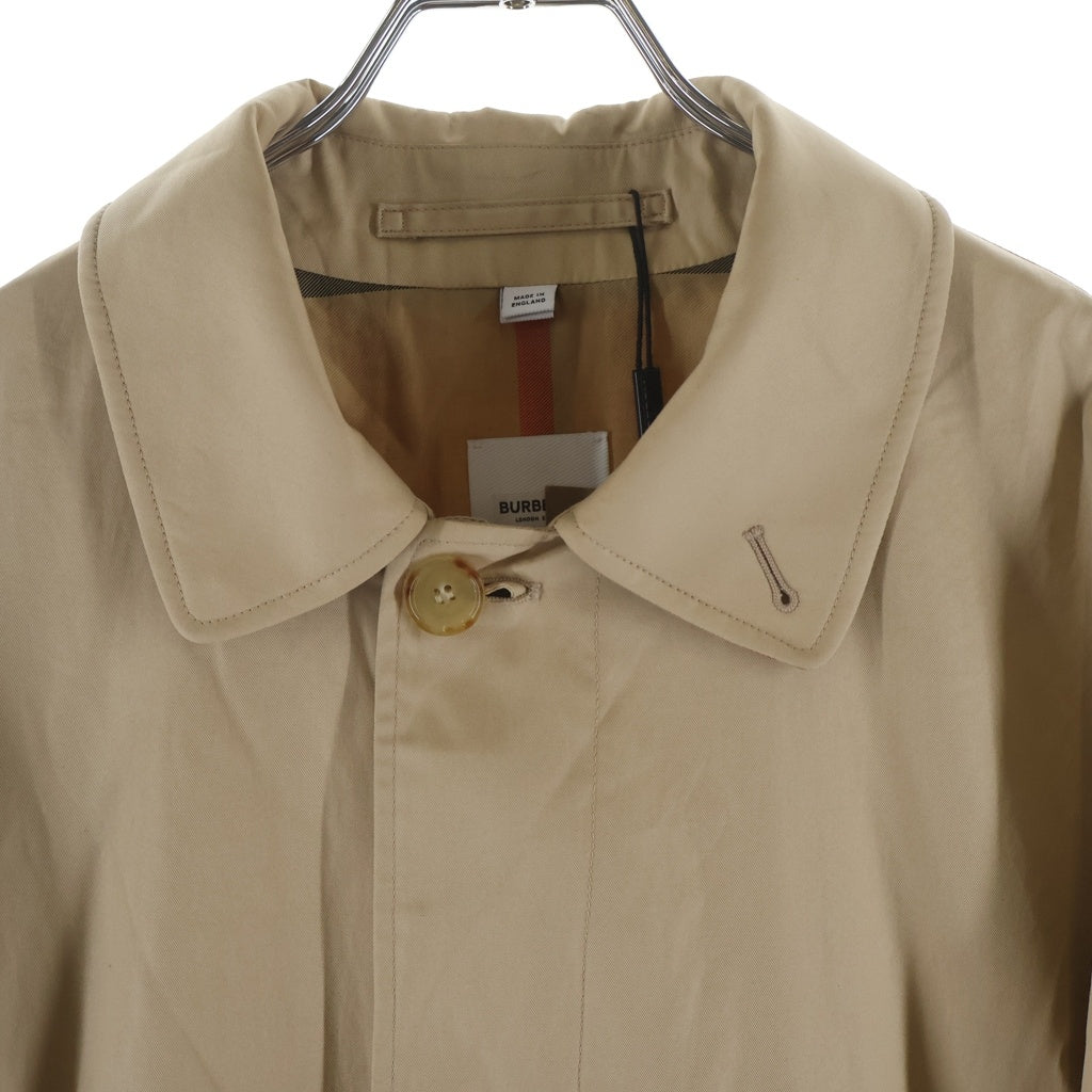 BURBERRY(バーバリー) CLAPHAM クラパム 裏地ノヴァチェック ステンカラーコート ベージュ 8051371