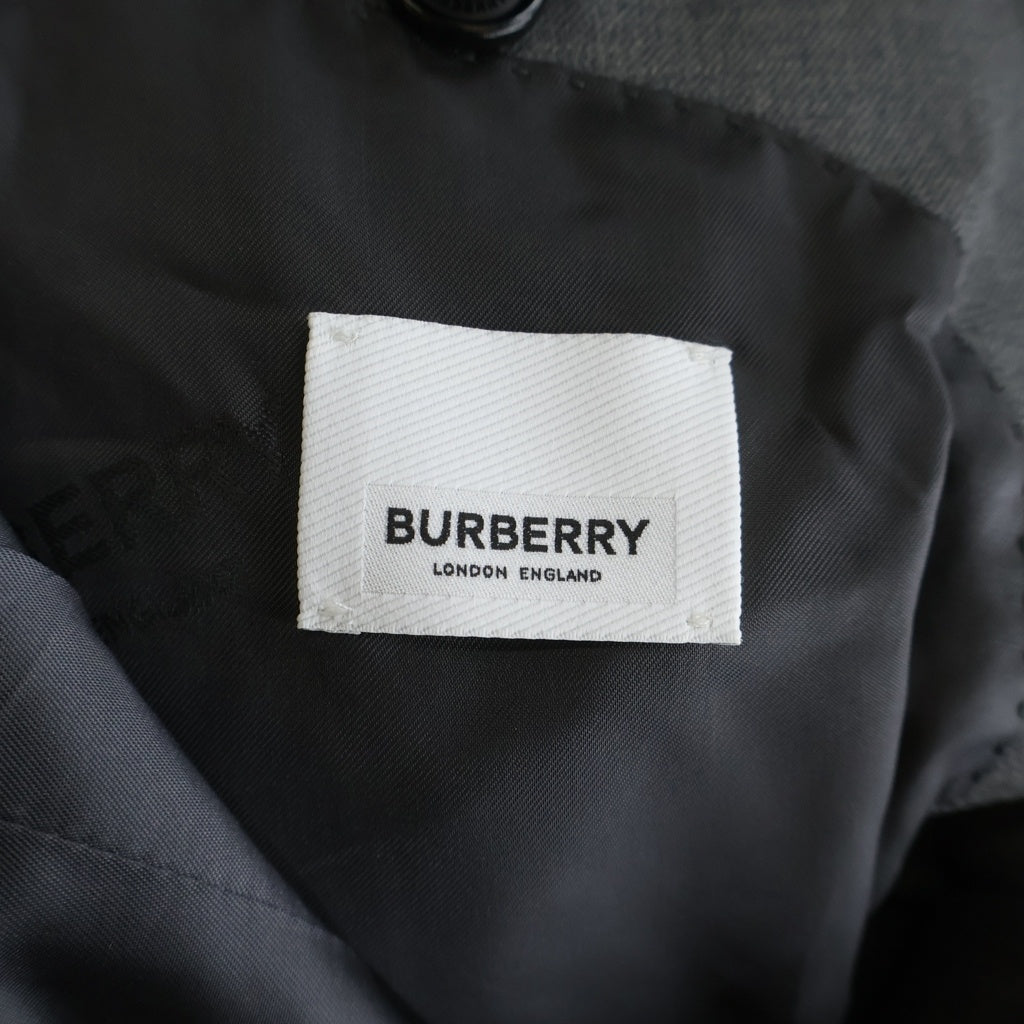 BURBERRY(バーバリー) イングリッシュフィット メタルボタン テーラードブレザージャケット グレー 4549064