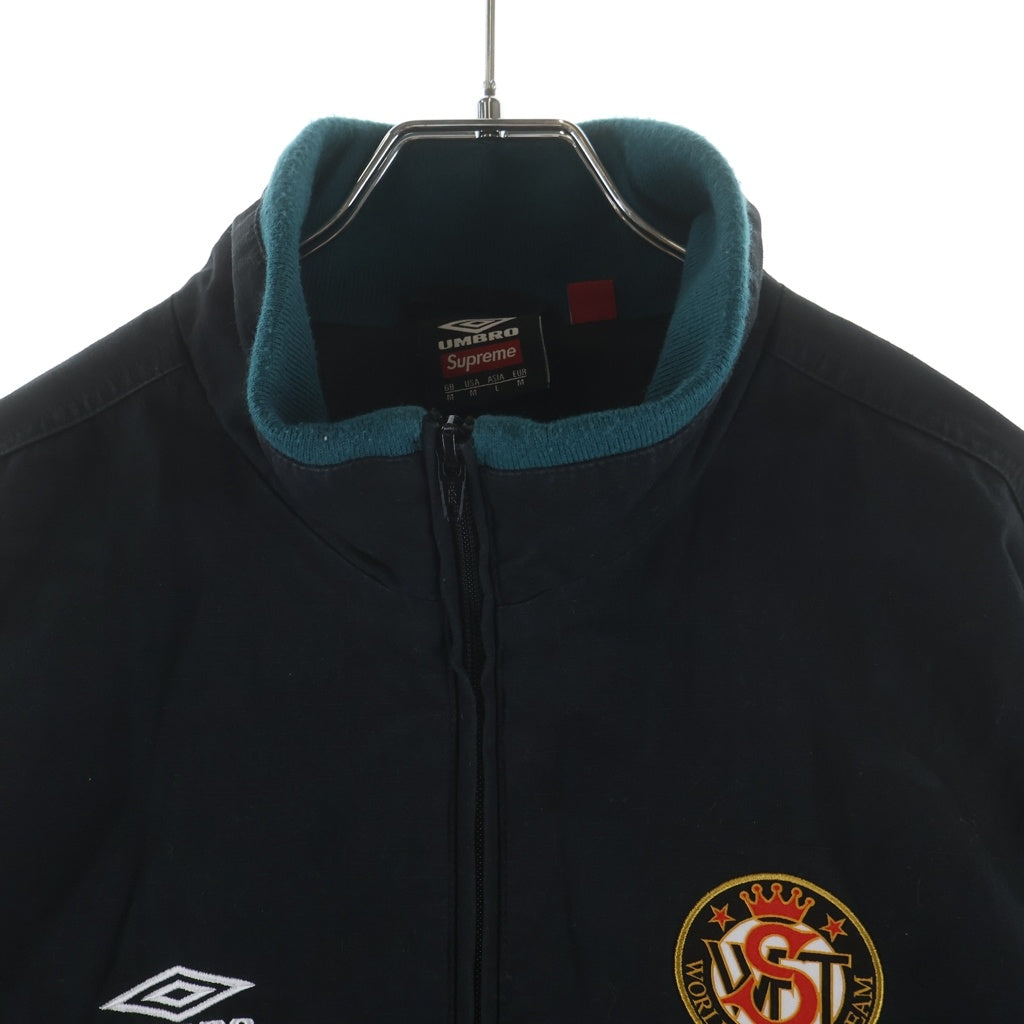 SUPREME(シュプリーム) 23AW ×Umbro Cotton Ripstop Track Jacket アンブロ コットンリップストップトラックジャケット ブラック