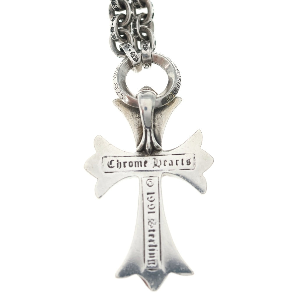 CHROME HEARTS(クロムハーツ) 20inch PPR CHN SML CH CRS ペーパーチェーンスモールCHクロス シルバーネックレス