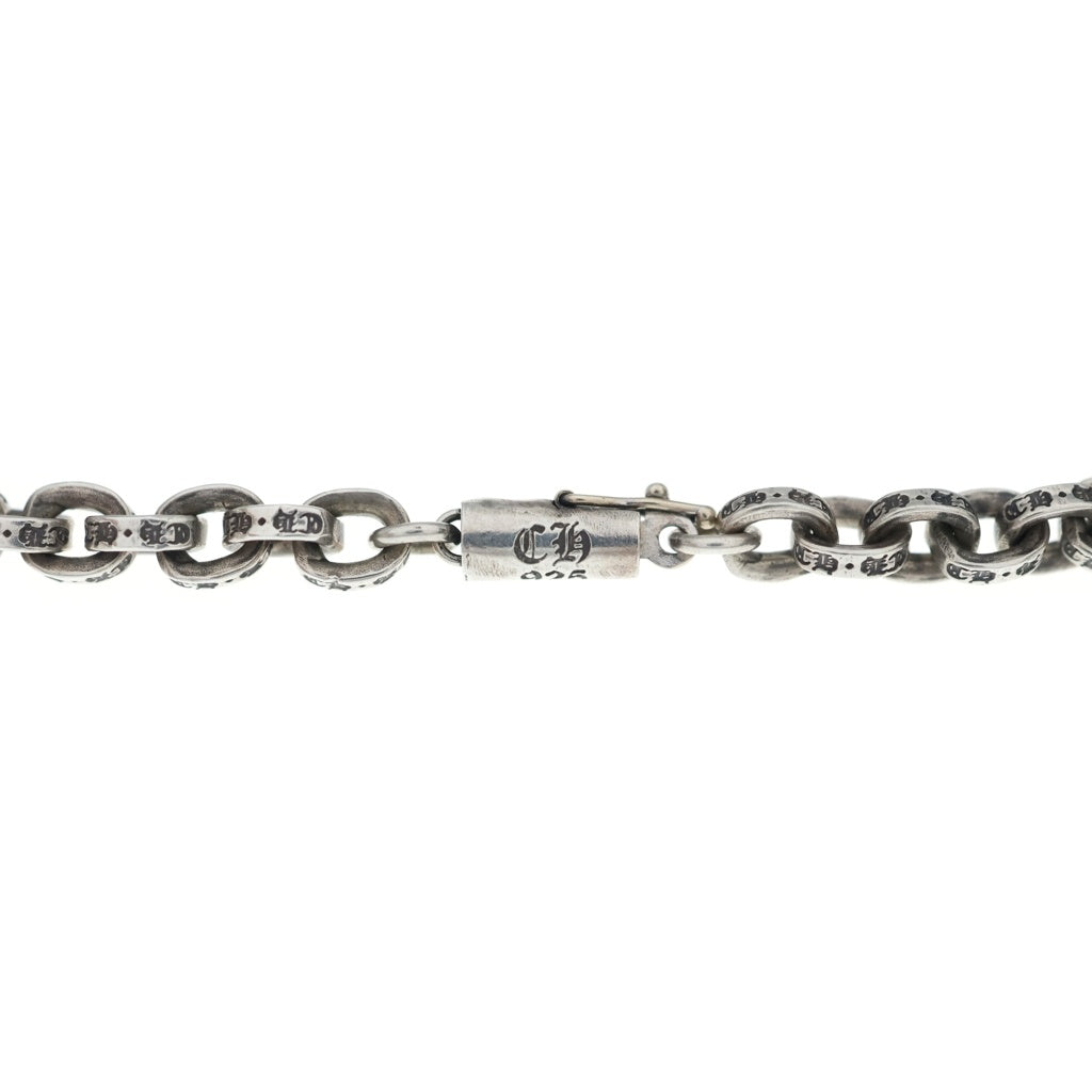 CHROME HEARTS(クロムハーツ) 20inch PPR CHN SML CH CRS ペーパーチェーンスモールCHクロス シルバーネックレス