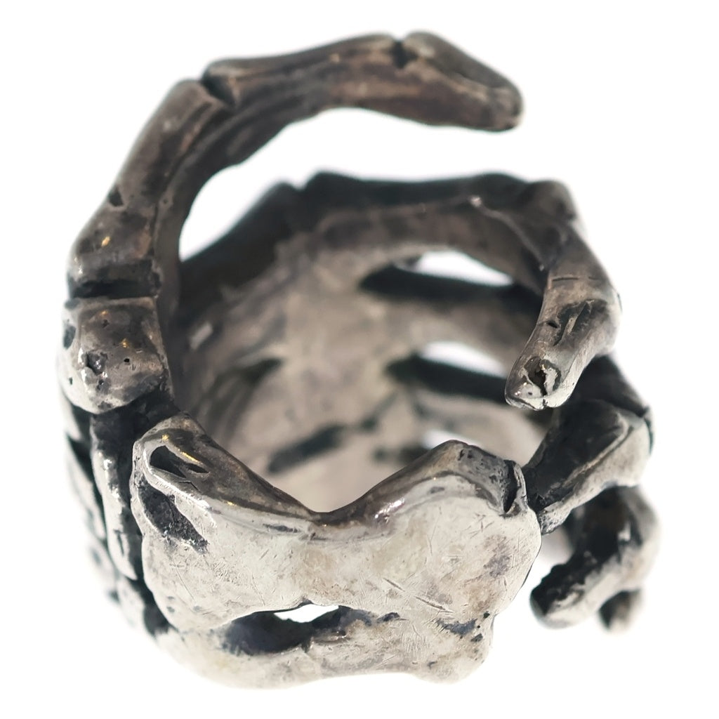 CRAZY PIG(クレイジーピッグ) BONE HAND RING ボーンハンド リング シルバー