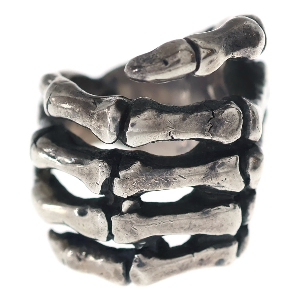 CRAZY PIG(クレイジーピッグ) BONE HAND RING ボーンハンド リング シルバー