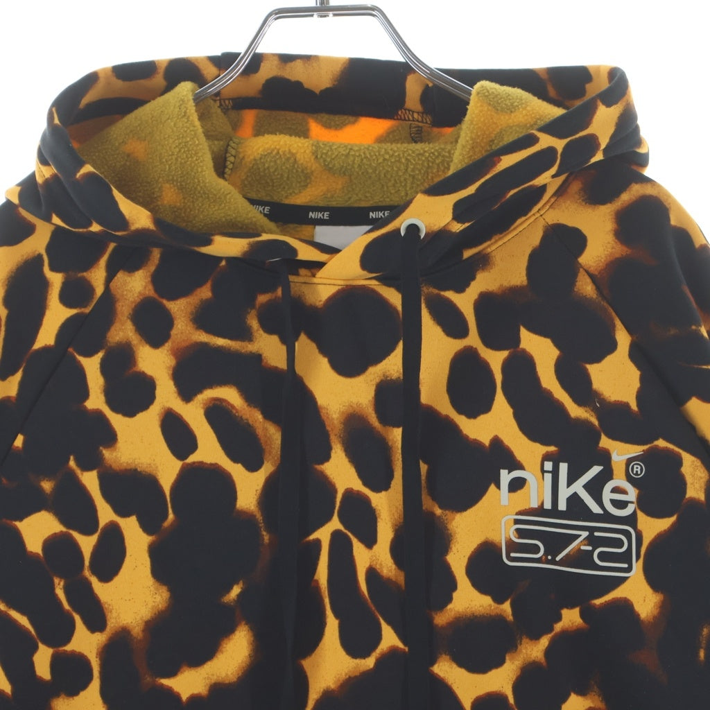 NIKE(ナイキ) Therma FIT Hooded Fitness Pullover 総柄 フーディー プルオーバー スウェットパーカー オレンジ FN3324-717