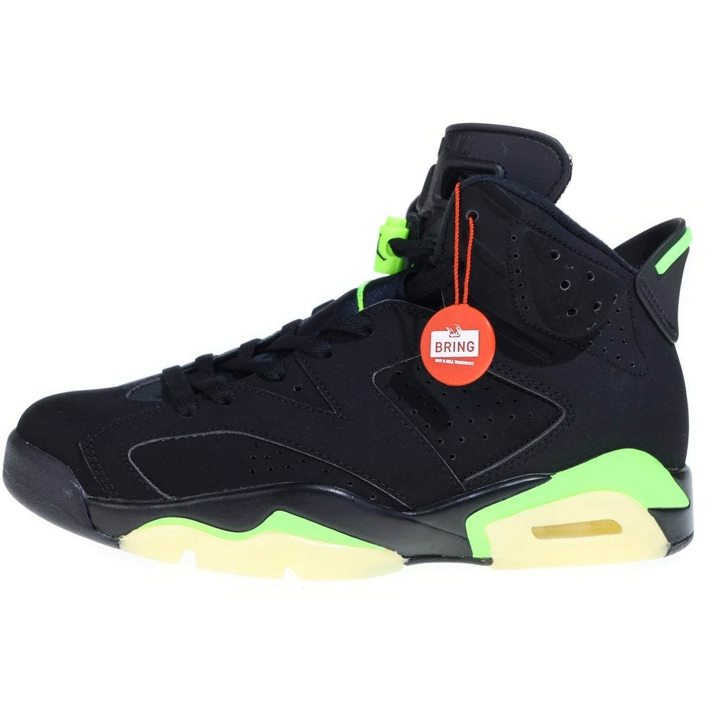 NIKE(ナイキ) AIR JORDAN 6 Electric Green エアジョーダン エレクトリックグリーン ハイカットスニーカー ブラック US8/26.0cm CT8529-003