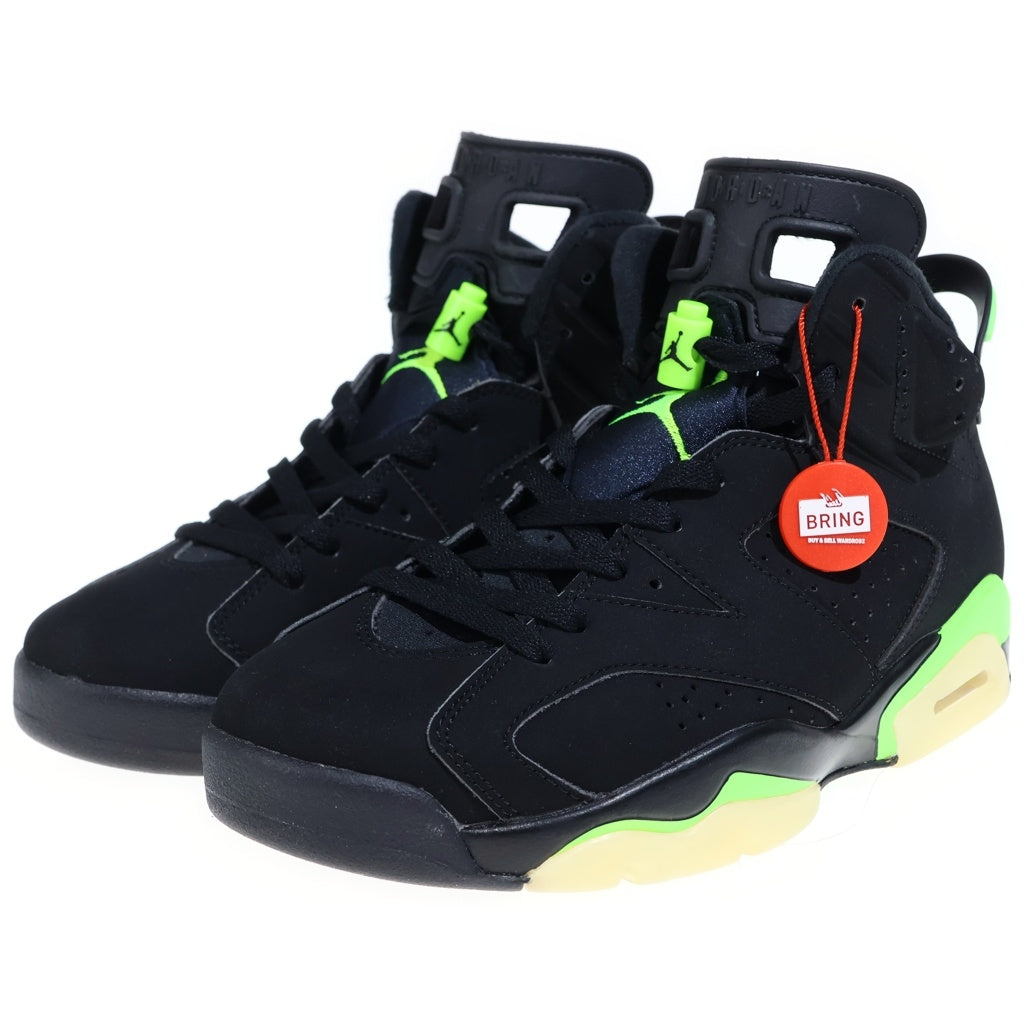 NIKE(ナイキ) AIR JORDAN 6 Electric Green エアジョーダン エレクトリックグリーン ハイカットスニーカー ブラック US8/26.0cm CT8529-003