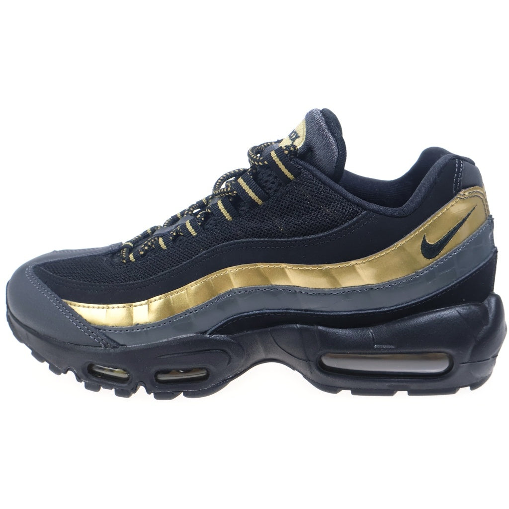 NIKE(ナイキ) AIR MAX 95 Black Metallic Gold エアマックス ローカットスニーカー ブラック/ゴールド US8/26.0cm 538416-007