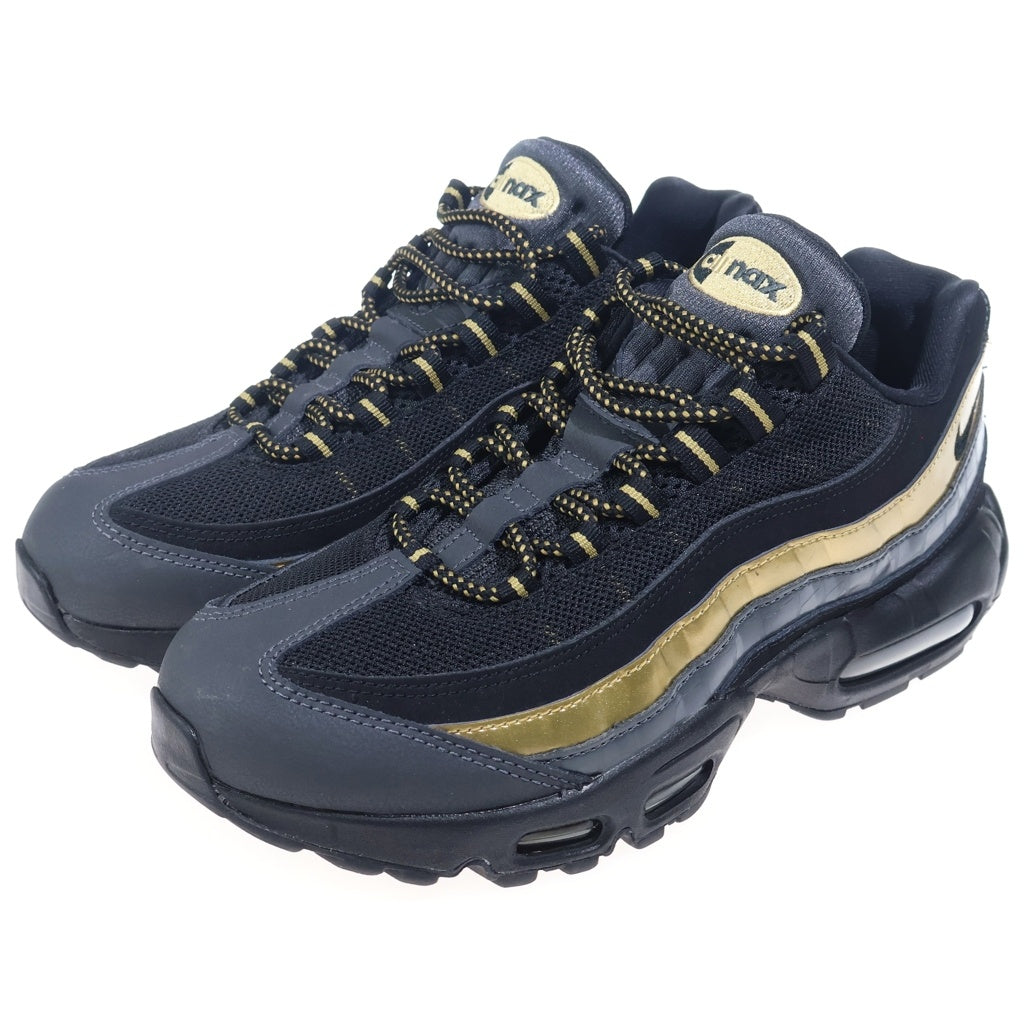 NIKE(ナイキ) AIR MAX 95 Black Metallic Gold エアマックス ローカットスニーカー ブラック/ゴールド US8/26.0cm 538416-007