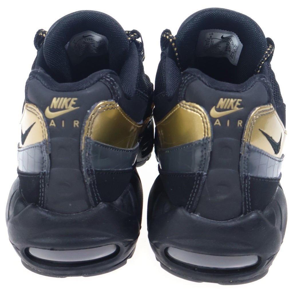 NIKE(ナイキ) AIR MAX 95 Black Metallic Gold エアマックス ローカットスニーカー ブラック/ゴールド US8/26.0cm 538416-007