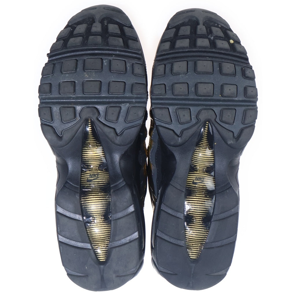 NIKE(ナイキ) AIR MAX 95 Black Metallic Gold エアマックス ローカットスニーカー ブラック/ゴールド US8/26.0cm 538416-007