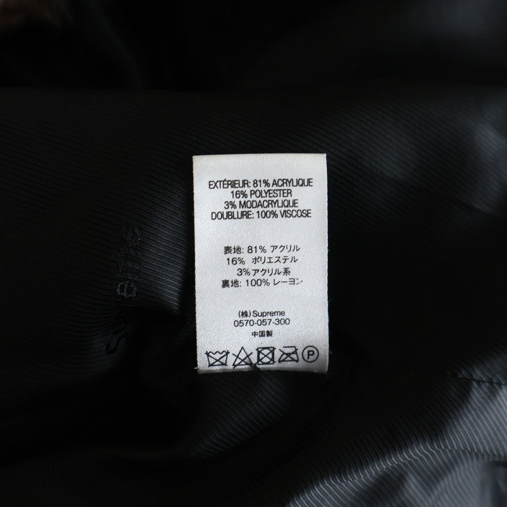 SUPREME(シュプリーム) 21SS Bandana Faux Fur Bomber Jacket 総柄 バンダナ ファー ボンバージャケット ブラウン