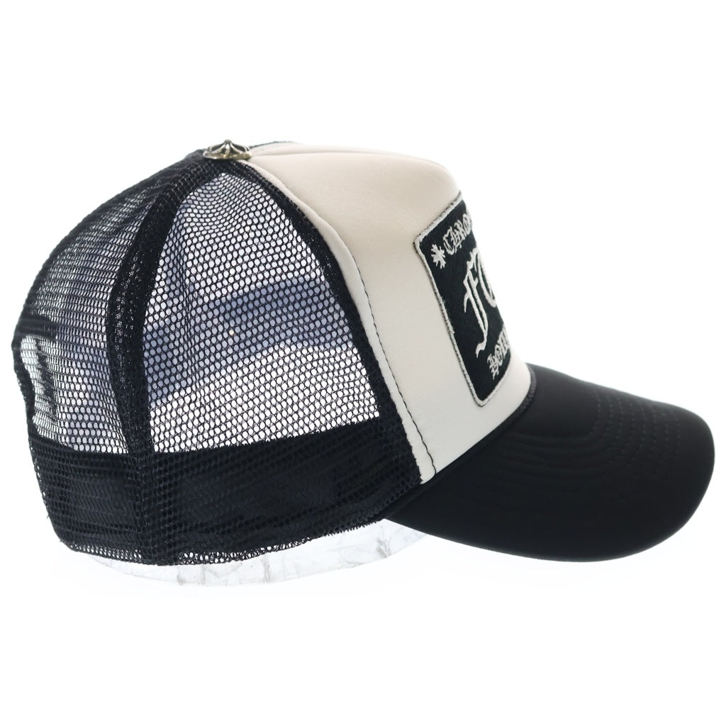 CHROME HEARTS(クロムハーツ) TRUCKER CAP FUCK トラッカー メッシュキャップ ファック 帽子 ホワイト/ブラック