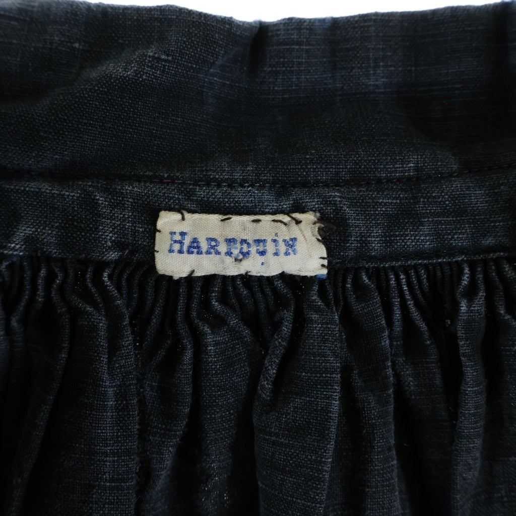 VINTAGE(ヴィンテージ) 推定20-30S French Work Indigo Linen Biaude Smock ユーロワーク インディゴリネンスモッグ ネイビー