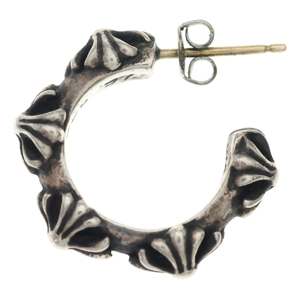 CHROME HEARTS(クロムハーツ) HOOP CROSS クロスバンド フープピアス シルバー BCA100