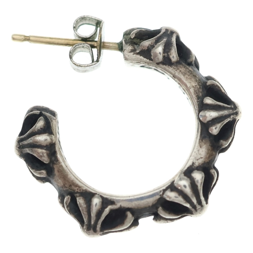 CHROME HEARTS(クロムハーツ) HOOP CROSS クロスバンド フープピアス シルバー BCA100