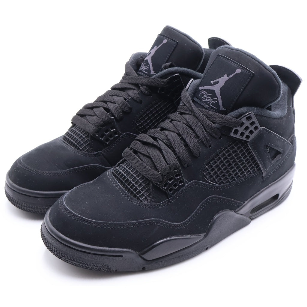 NIKE(ナイキ) AIR JORDAN 4 Black Cat エアジョーダン ブラックキャット ローカットスニーカー ブラック US9/27.0cm CU1110-010